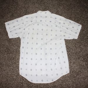 VINTAGE Blazer Short Sleeve Button Down Shirt 90s